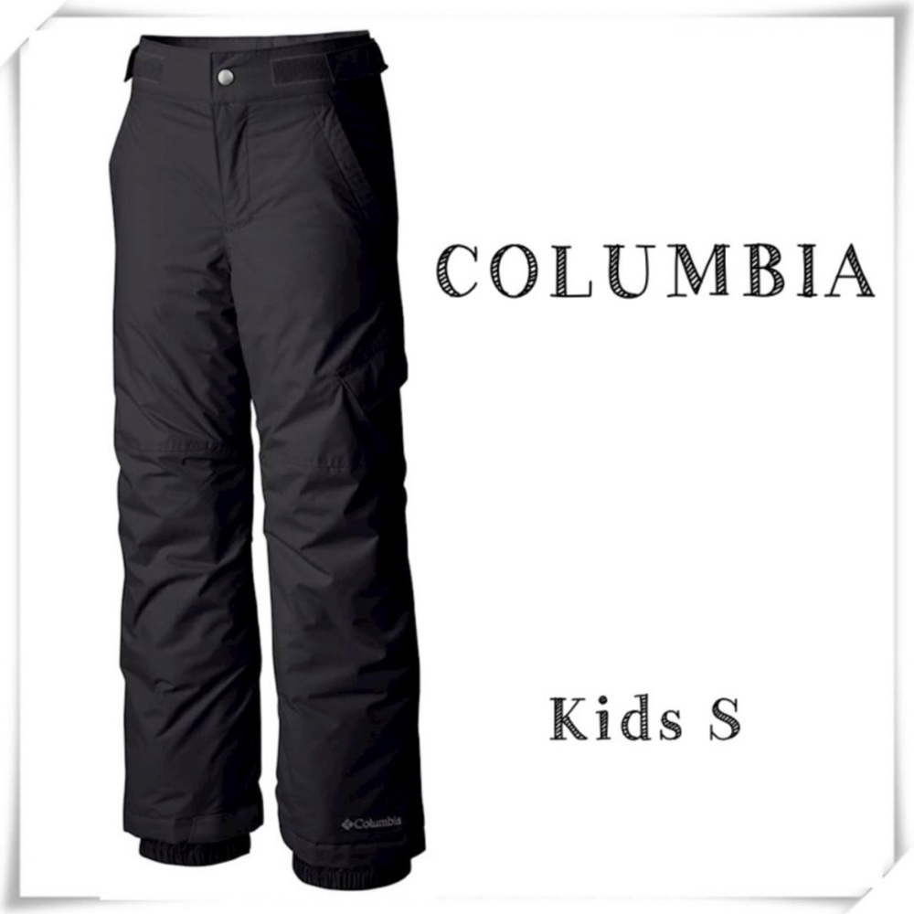 COLUMBIA Ice Slope II Winter Sports Ski / Snowboard Pants in Black Kids S